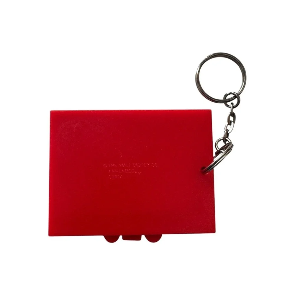 Disney Donald Duck Keychain Applause Red‎ Frame Car Contemporary Disneyana